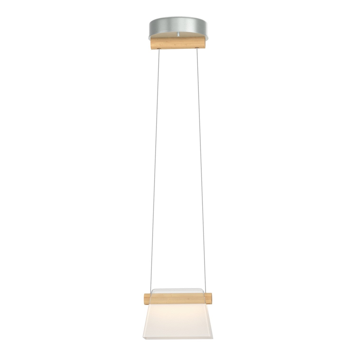 Hubbardton Forge - 151060-LED-STND-82-WD-YE0560 - Cowbell LED Mini Pendant - Cowbell - Vintage Platinum