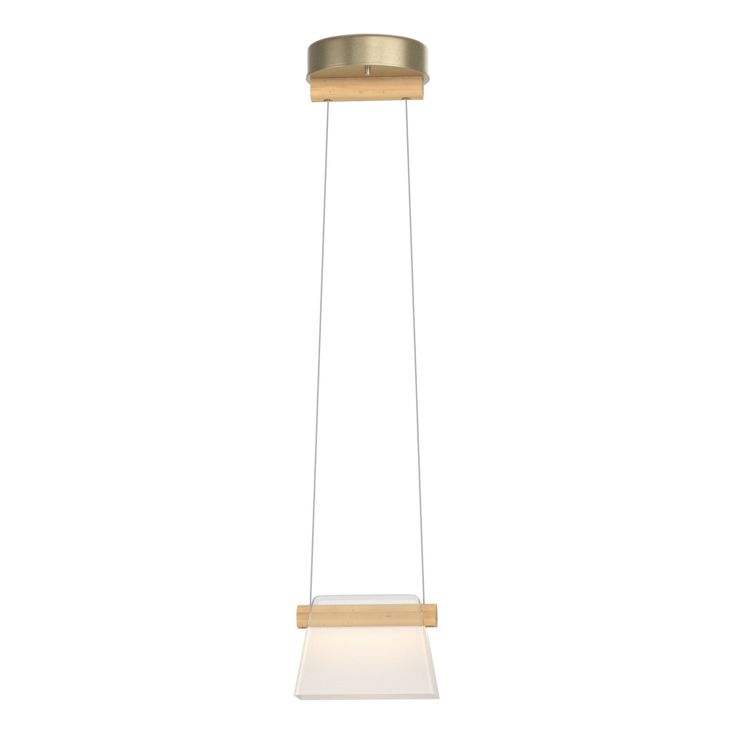 Hubbardton Forge - 151060-LED-STND-84-WD-YE0560 - Cowbell LED Mini Pendant - Cowbell - Soft Gold