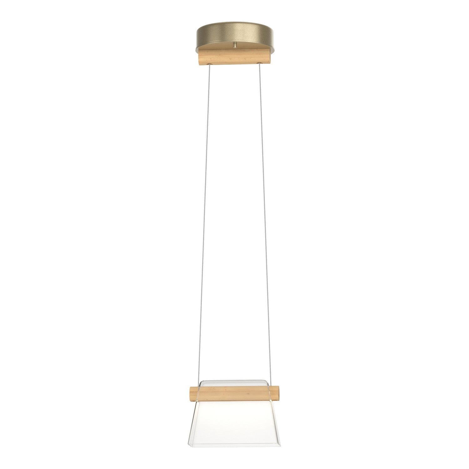 Hubbardton Forge - 151060-LED-STND-84-WD-ZM0560 - Cowbell LED Mini Pendant - Cowbell - Soft Gold
