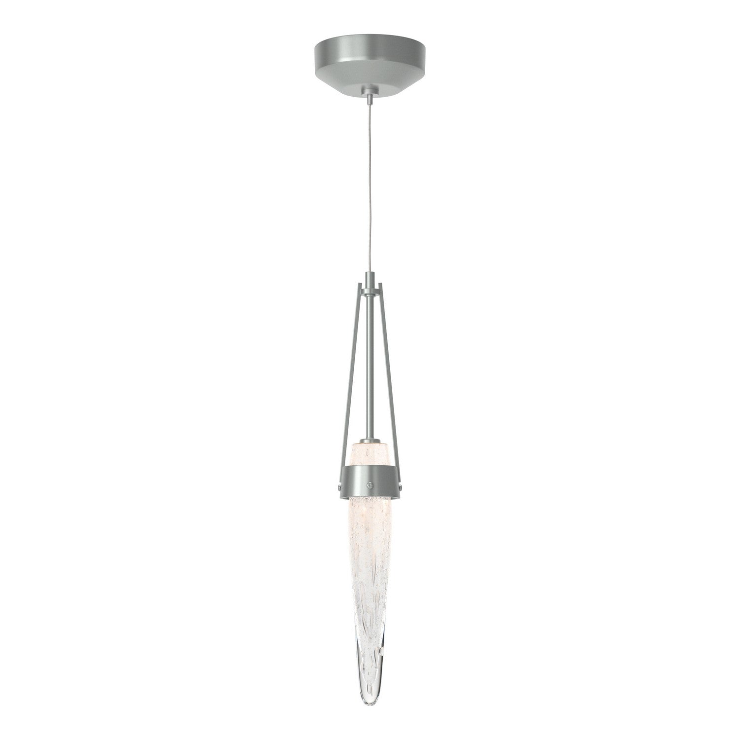 Hubbardton Forge - 161041-SKT-STND-82-YG0632 - One Light Mini Pendant - Icicle - Vintage Platinum