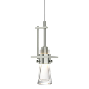 Hubbardton Forge - 161060-SKT-STND-85-ZM0343 - One Light Mini Pendant - Erlenmeyer - Sterling