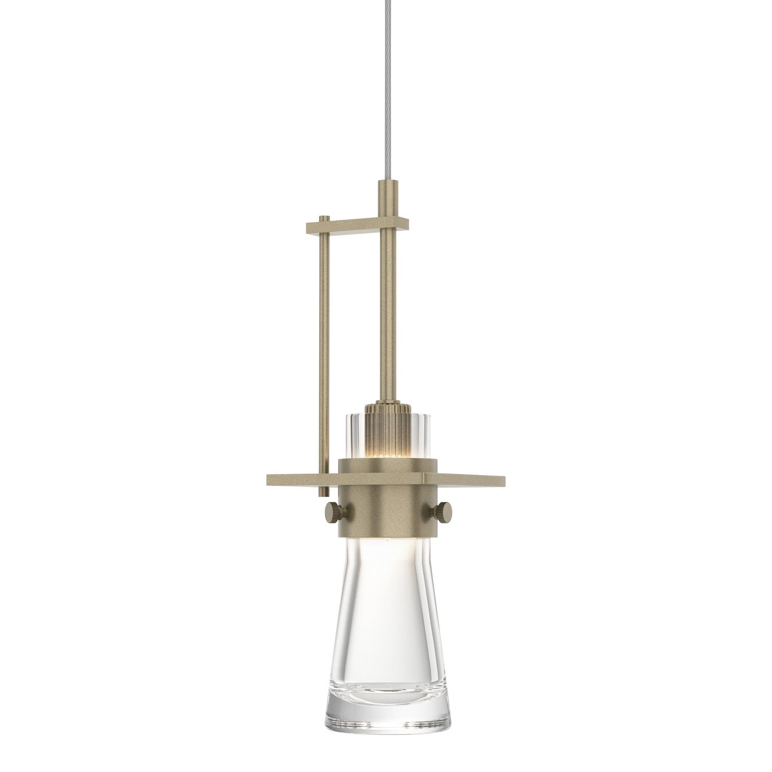 Hubbardton Forge - 161065-SKT-STND-84-ZM0349 - Erlenmeyer Large Low Voltage Mini Pendant - Erlenmeyer - Soft Gold