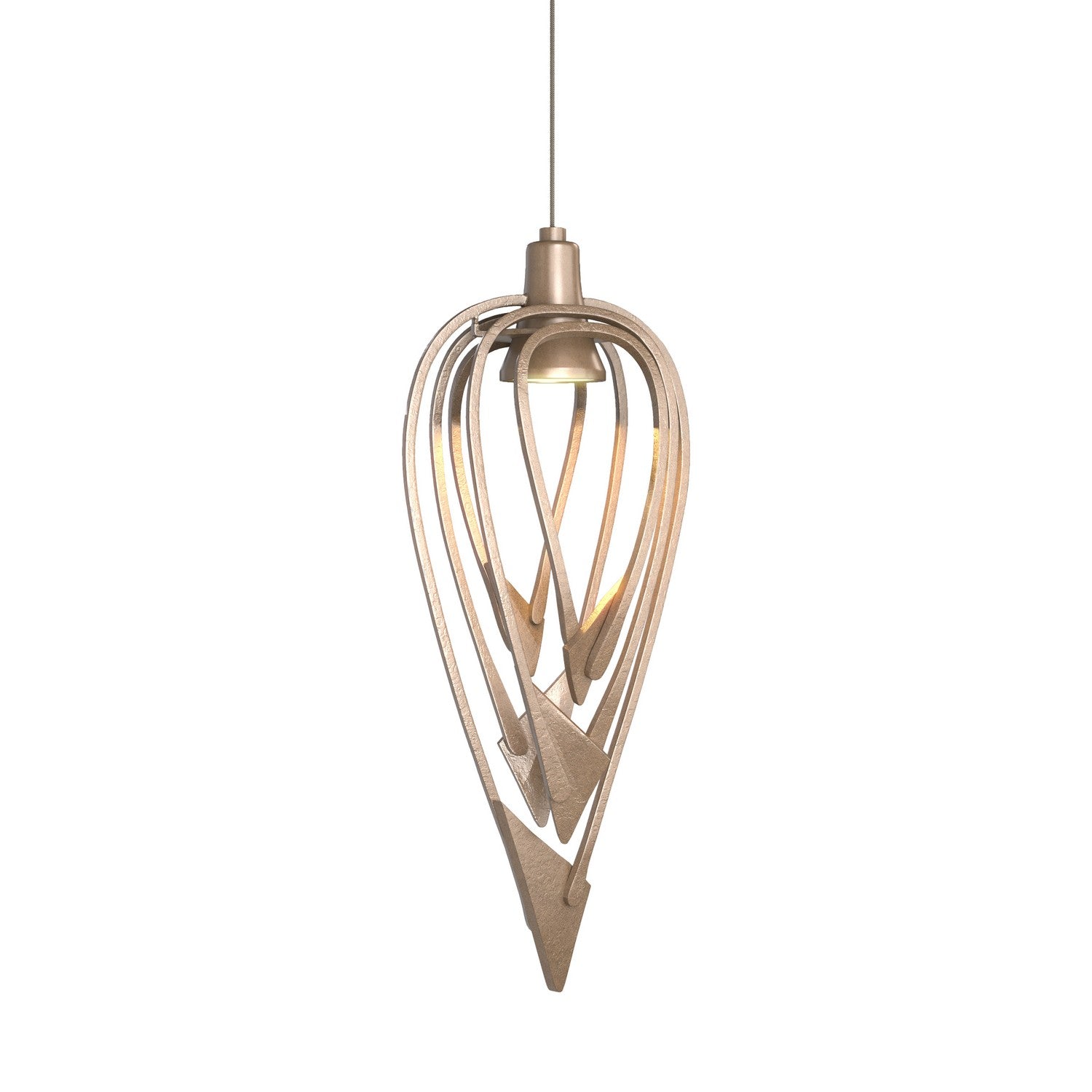 Hubbardton Forge - 161170-SKT-STND-05 - One Light Mini Pendant - Amulet - Bronze