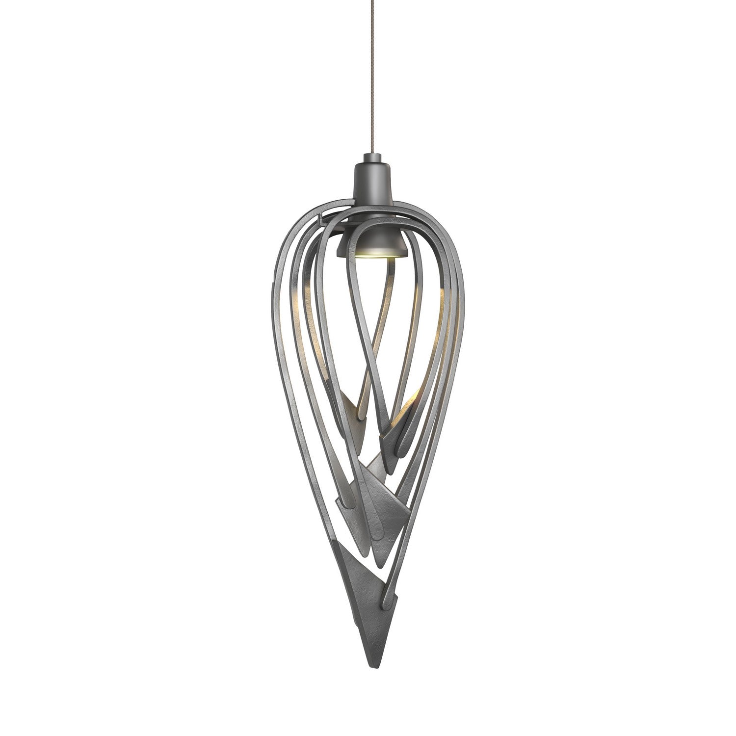 Hubbardton Forge - 161170-SKT-STND-10 - One Light Mini Pendant - Amulet - Black