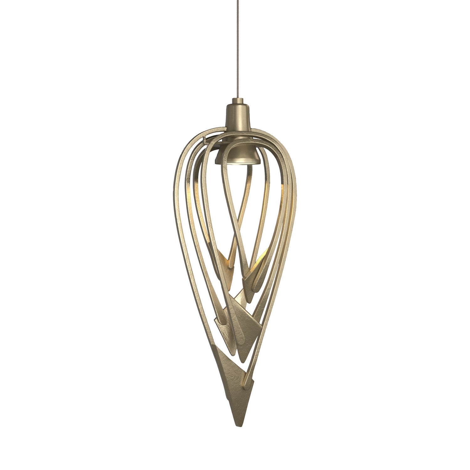 Hubbardton Forge - 161170-SKT-STND-84 - One Light Mini Pendant - Amulet - Soft Gold