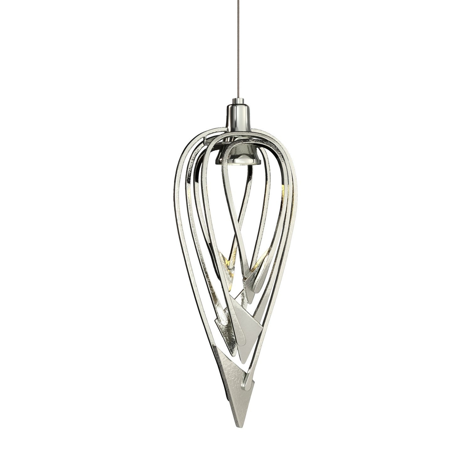 Hubbardton Forge - 161170-SKT-STND-85 - One Light Mini Pendant - Amulet - Sterling