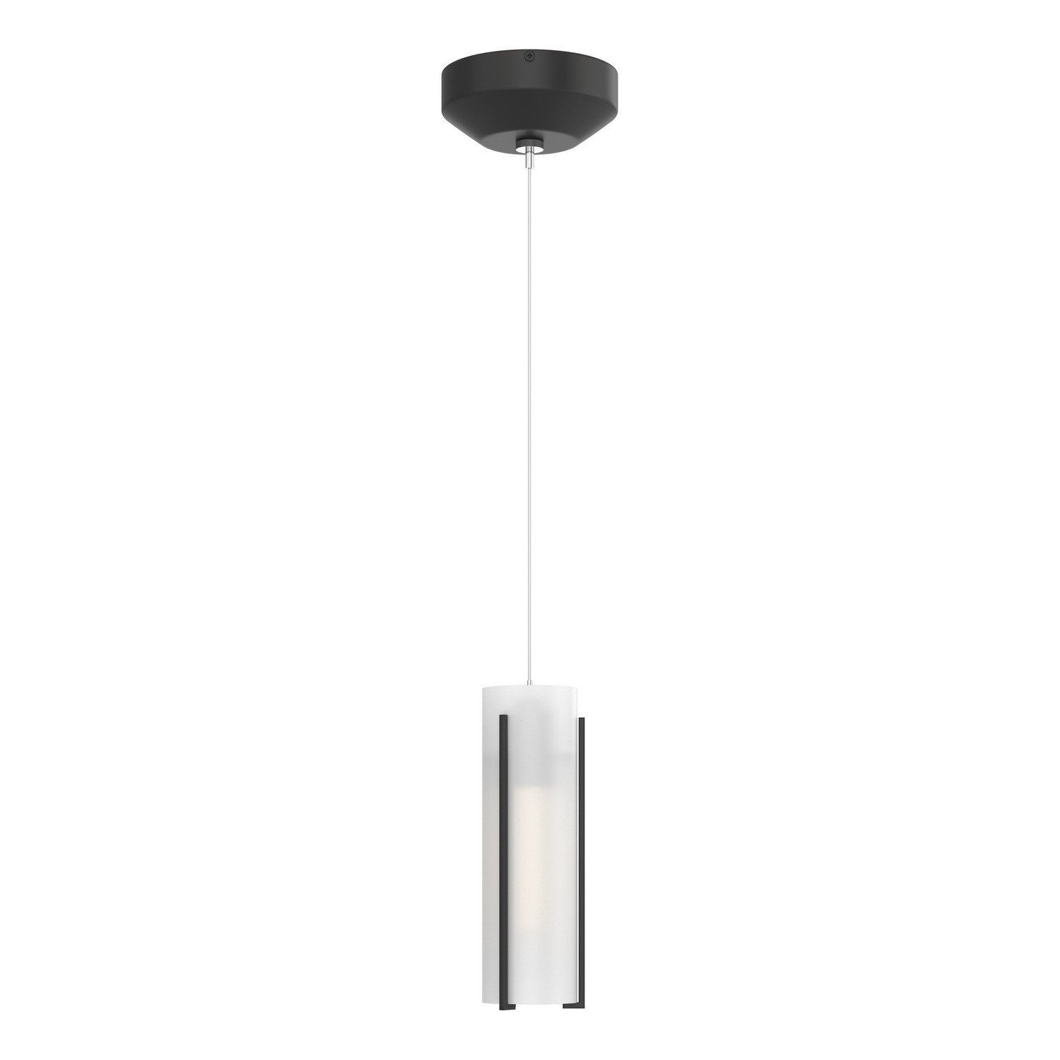 Hubbardton Forge - 161180-SKT-STND-10-GG0065 - Exos Glass Low Voltage Mini Pendant - Exos Glass - Black