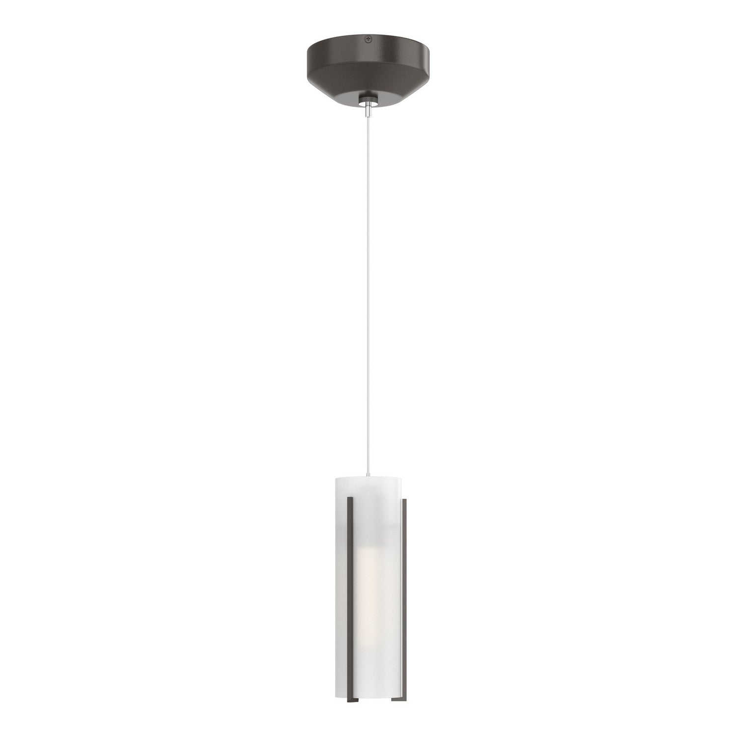 Hubbardton Forge - 161180-SKT-STND-14-GG0065 - Exos Glass Low Voltage Mini Pendant - Exos Glass - Oil Rubbed Bronze