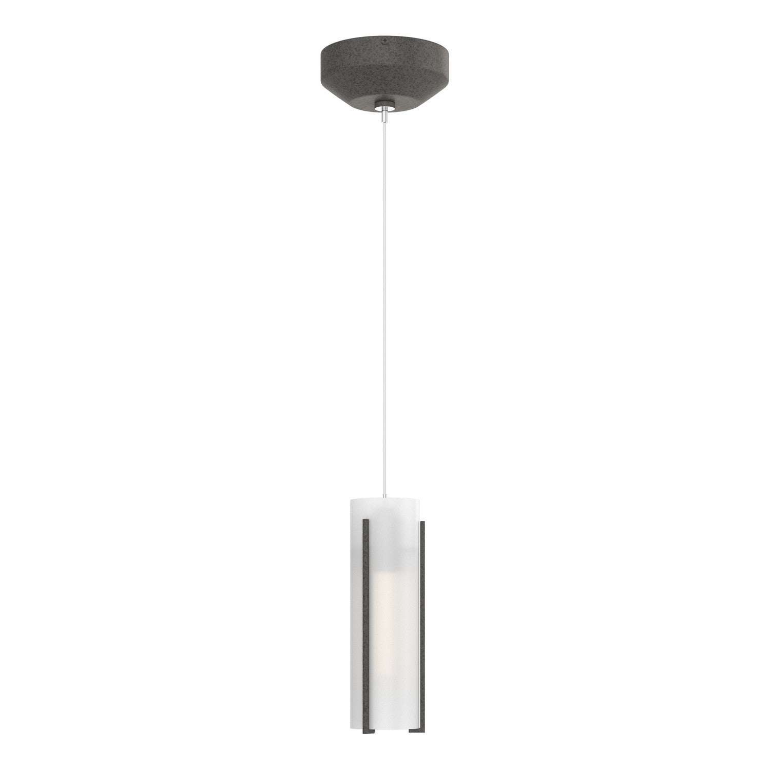 Hubbardton Forge - 161180-SKT-STND-20-GG0065 - Exos Glass Low Voltage Mini Pendant - Exos Glass - Natural Iron
