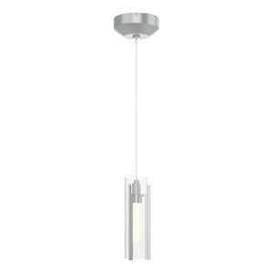Hubbardton Forge - 161180-SKT-STND-82-ZM0065 - One Light Mini Pendant - Exos Glass - Vintage Platinum