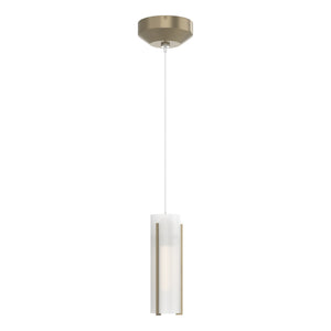 Hubbardton Forge - 161180-SKT-STND-84-GG0065 - One Light Mini Pendant - Exos Glass - Soft Gold