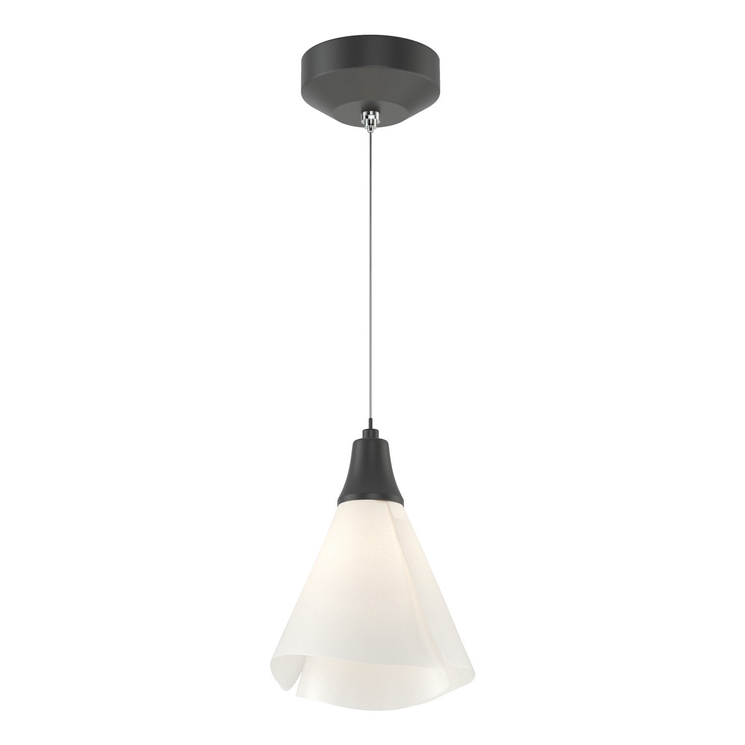 Hubbardton Forge - 161181-SKT-STND-10-SH1987 - LED Mini Pendant - Mobius - Black