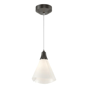 Hubbardton Forge - 161181-SKT-STND-14-SH1987 - LED Mini Pendant - Mobius - Oil Rubbed Bronze