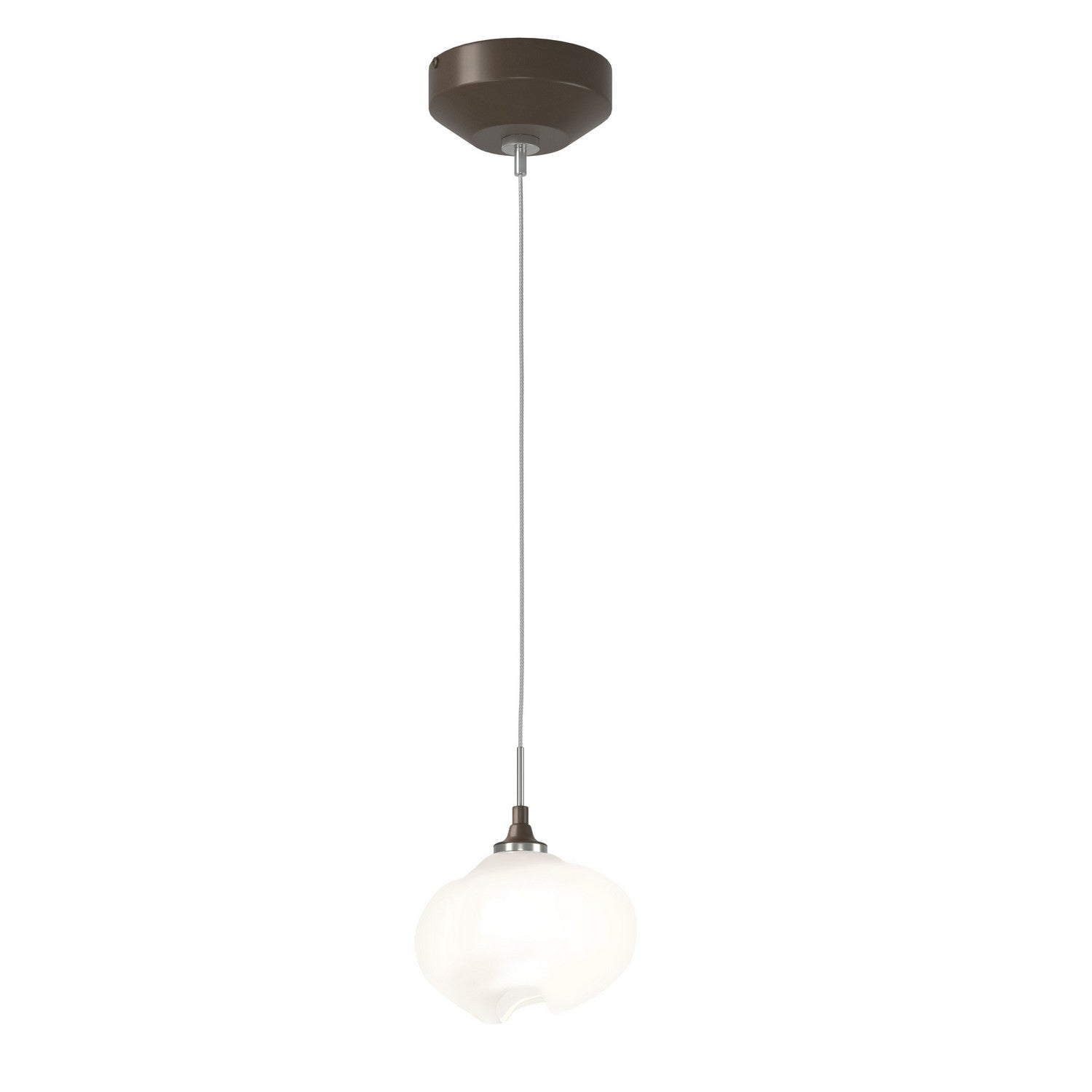 Hubbardton Forge - 161182-SKT-STND-05-FD0710 - One Light Mini Pendant - Ume - Bronze