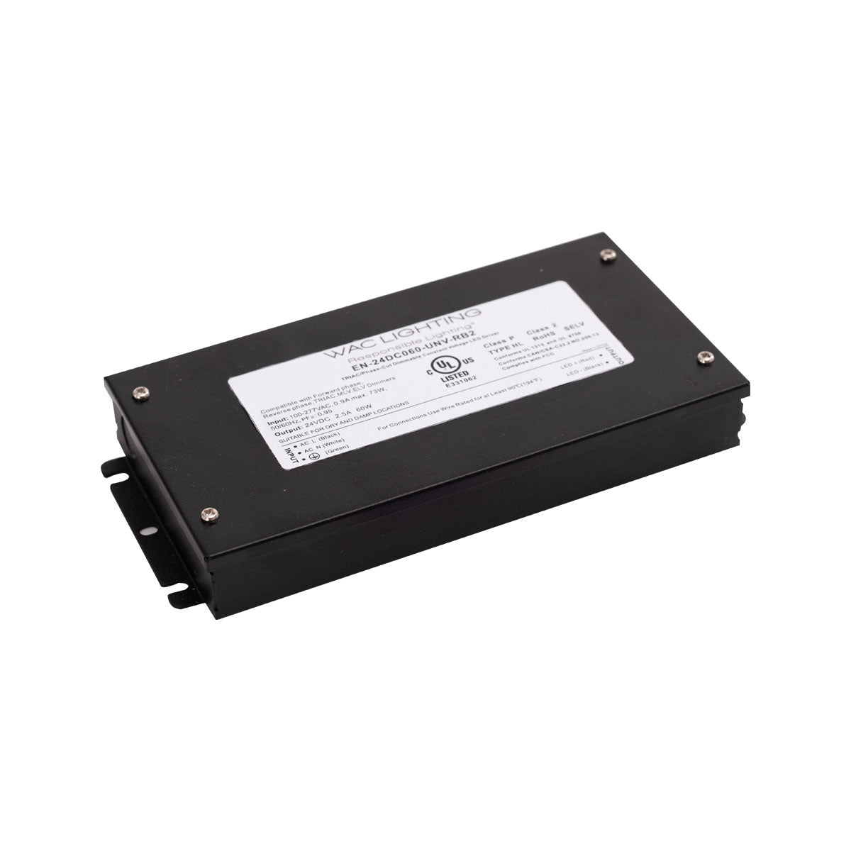 W.A.C. Lighting - EN-24DC060-UNV-RB2 - Transformer - Power Supply