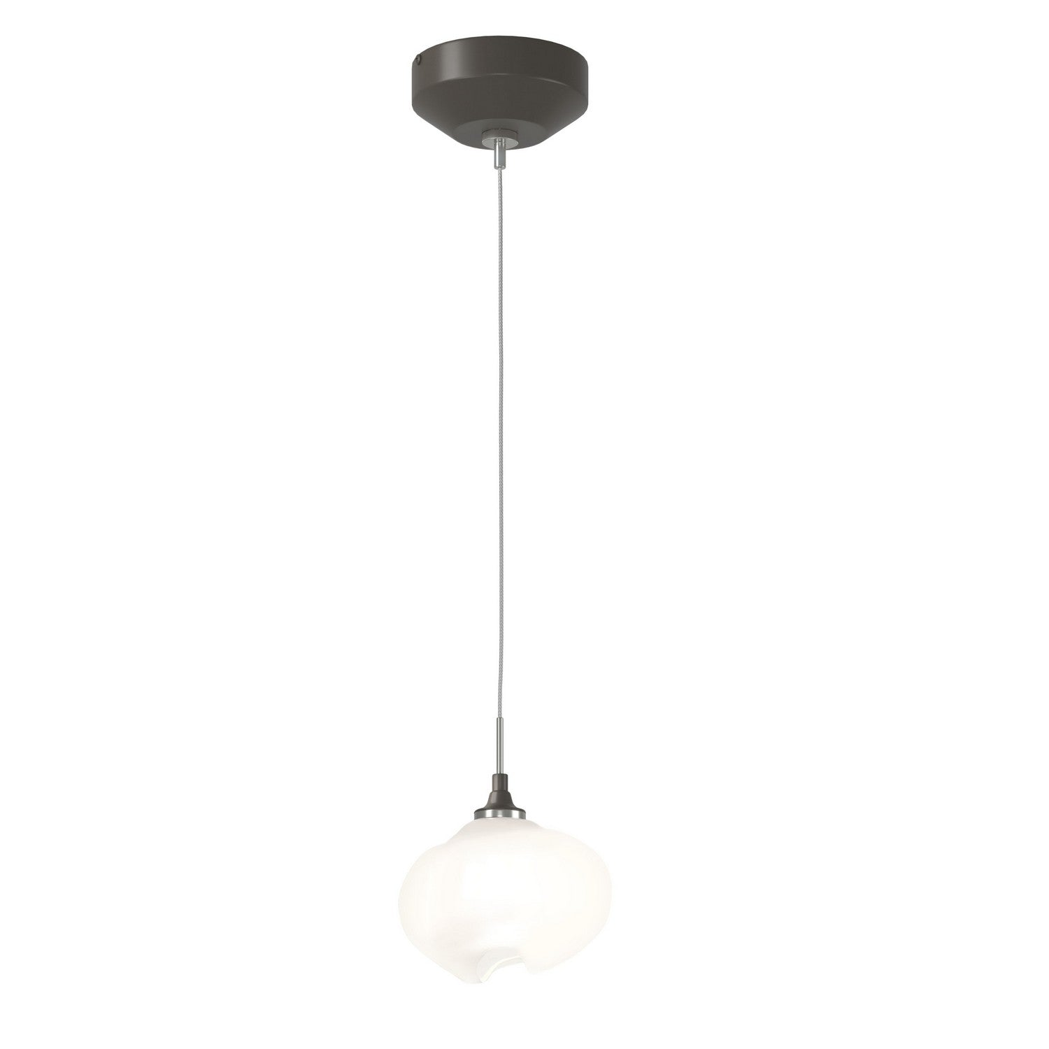 Hubbardton Forge - 161182-SKT-STND-07-FD0710 - One Light Mini Pendant - Ume - Dark Smoke