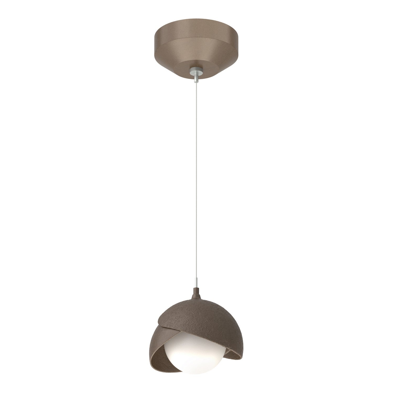 Hubbardton Forge - 161183-SKT-STND-05-05-GG0711 - Brooklyn Double Shade Low Voltage Mini Pendant - Brooklyn - Bronze