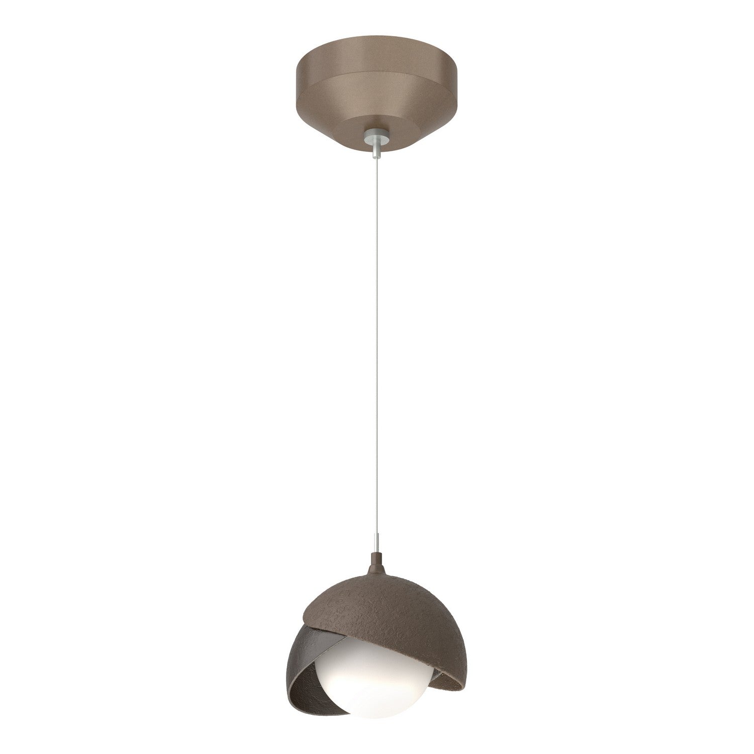 Hubbardton Forge - 161183-SKT-STND-05-14-GG0711 - Brooklyn Double Shade Low Voltage Mini Pendant - Brooklyn - Bronze