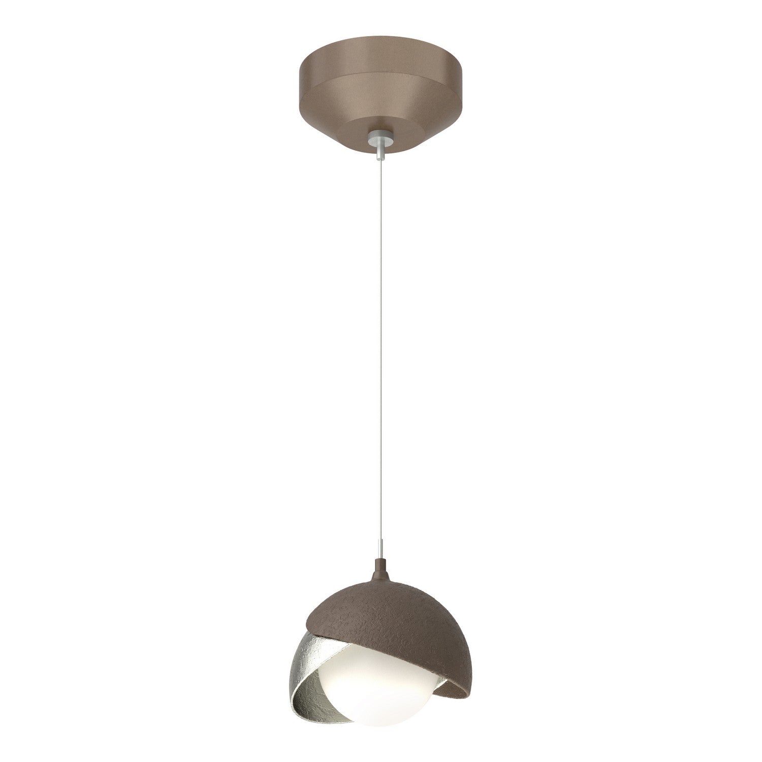 Hubbardton Forge - 161183-SKT-STND-05-85-GG0711 - Brooklyn Double Shade Low Voltage Mini Pendant - Brooklyn - Bronze
