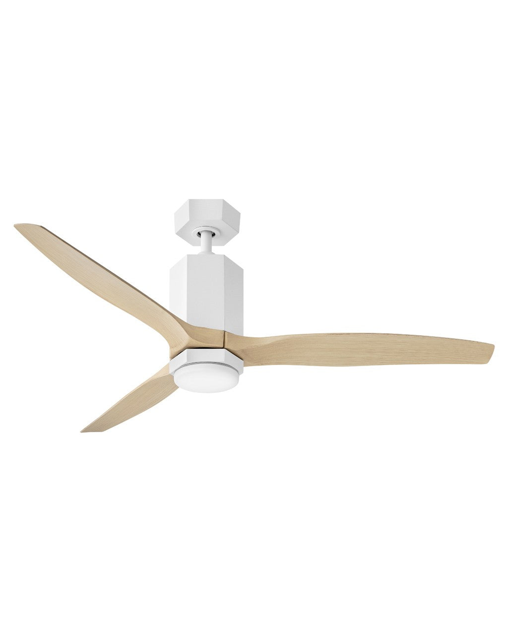 Hinkley - 905852FMW-LDDK - 52" Ceiling Fan - Facet - Matte White