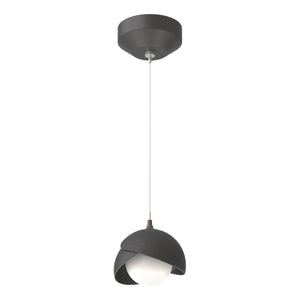 Hubbardton Forge - 161183-SKT-STND-10-10-GG0711 - One Light Mini Pendant - Brooklyn - Black