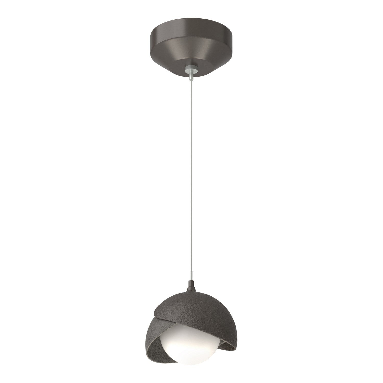 Hubbardton Forge - 161183-SKT-STND-14-20-GG0711 - Brooklyn Double Shade Low Voltage Mini Pendant - Brooklyn - Oil Rubbed Bronze