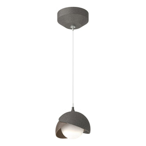 Hubbardton Forge - 161183-SKT-STND-20-05-GG0711 - One Light Mini Pendant - Brooklyn - Natural Iron