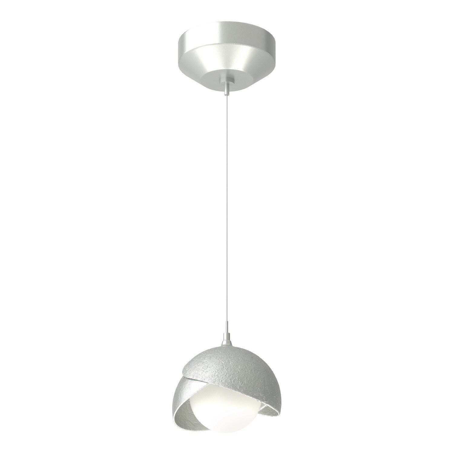 Hubbardton Forge - 161183-SKT-STND-82-82-GG0711 - Brooklyn Double Shade Low Voltage Mini Pendant - Brooklyn - Vintage Platinum