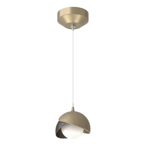 Hubbardton Forge - 161183-SKT-STND-84-14-GG0711 - One Light Mini Pendant - Brooklyn - Soft Gold