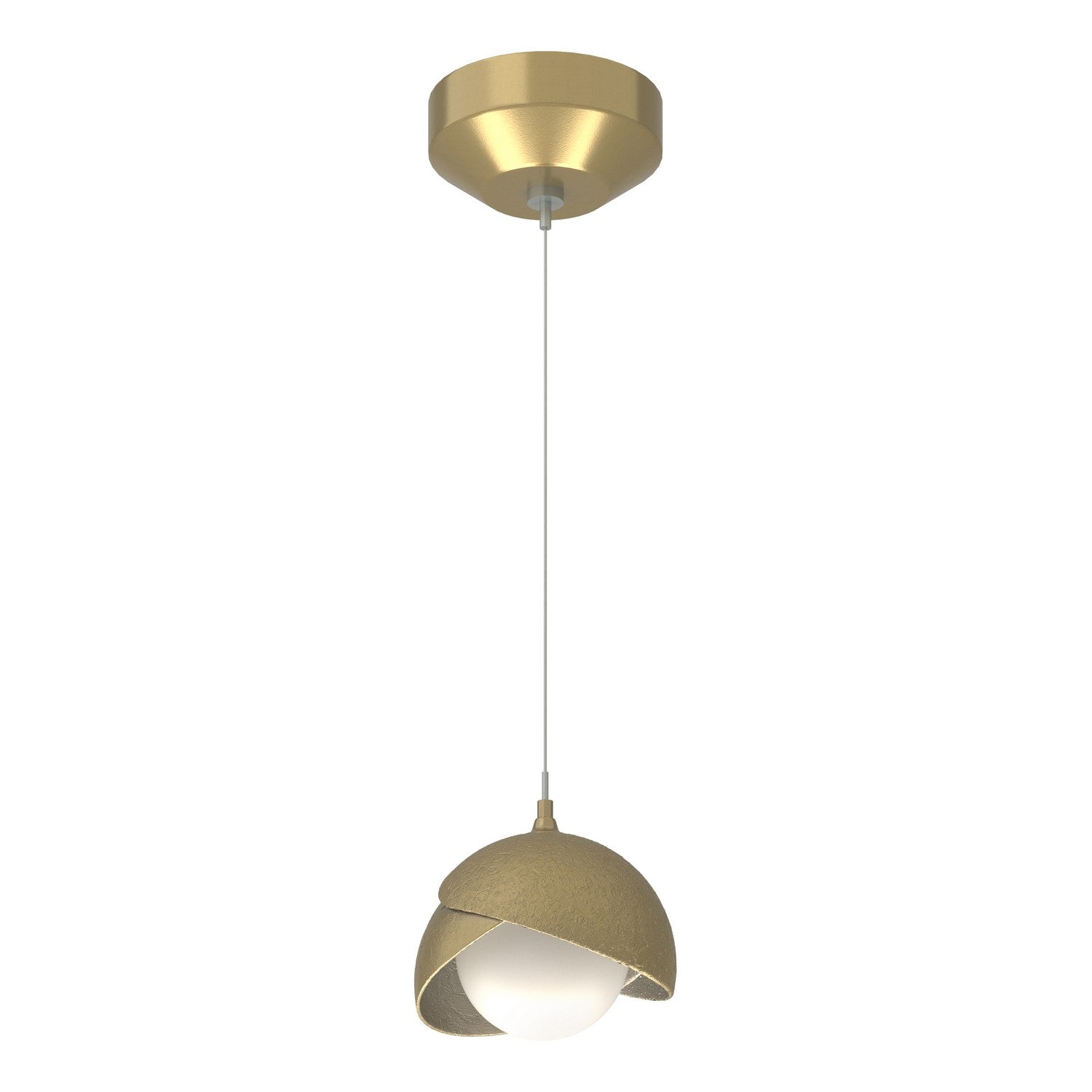 Hubbardton Forge - 161183-SKT-STND-89-89-GG0711 - Brooklyn Double Shade Low Voltage Mini Pendant - Brooklyn - Ink