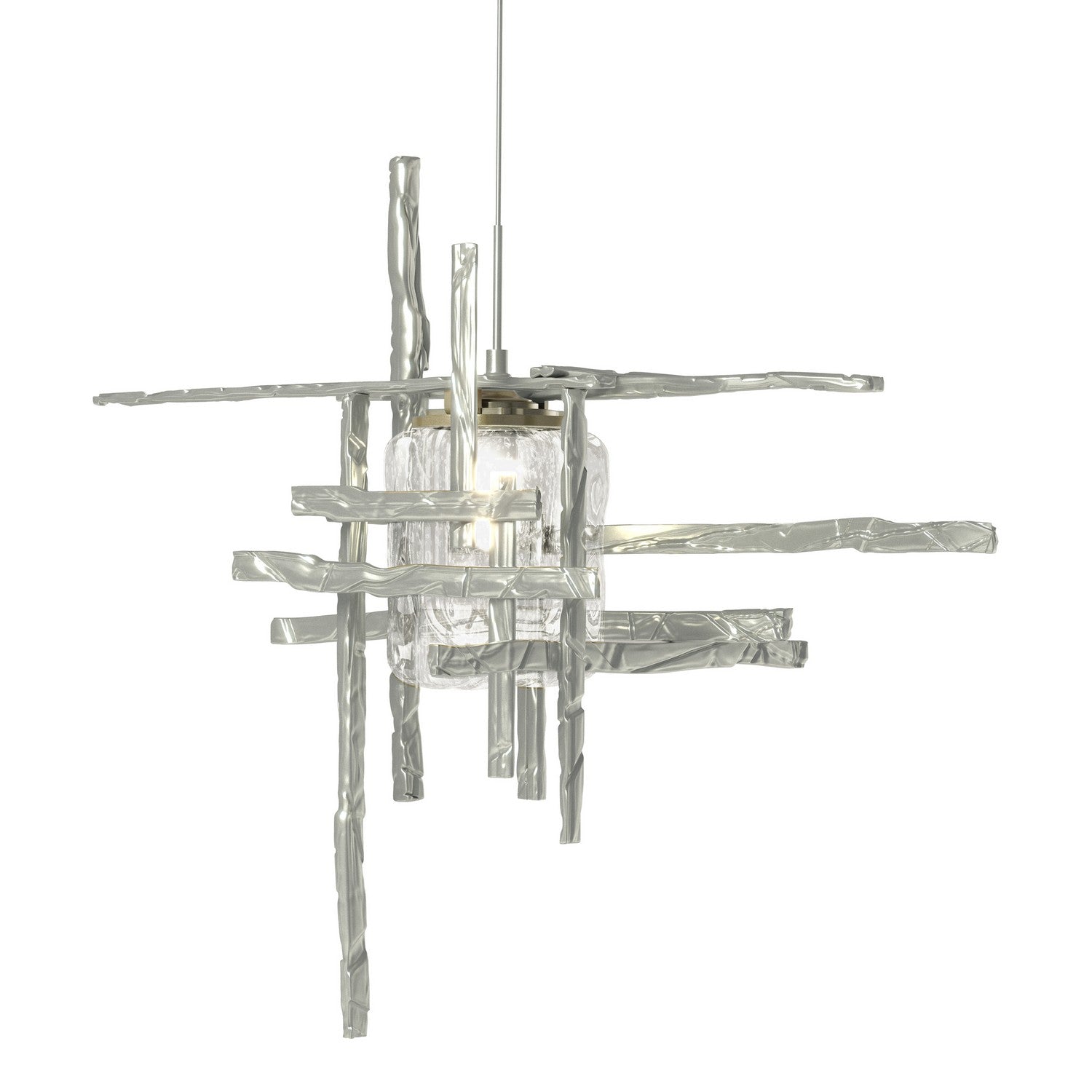 Hubbardton Forge - 161184-SKT-STND-82-II0728 - One Light Mini Pendant - Tura - Vintage Platinum