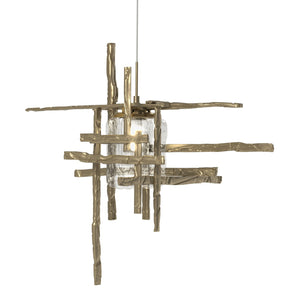 Hubbardton Forge - 161184-SKT-STND-84-II0728 - One Light Mini Pendant - Tura - Soft Gold