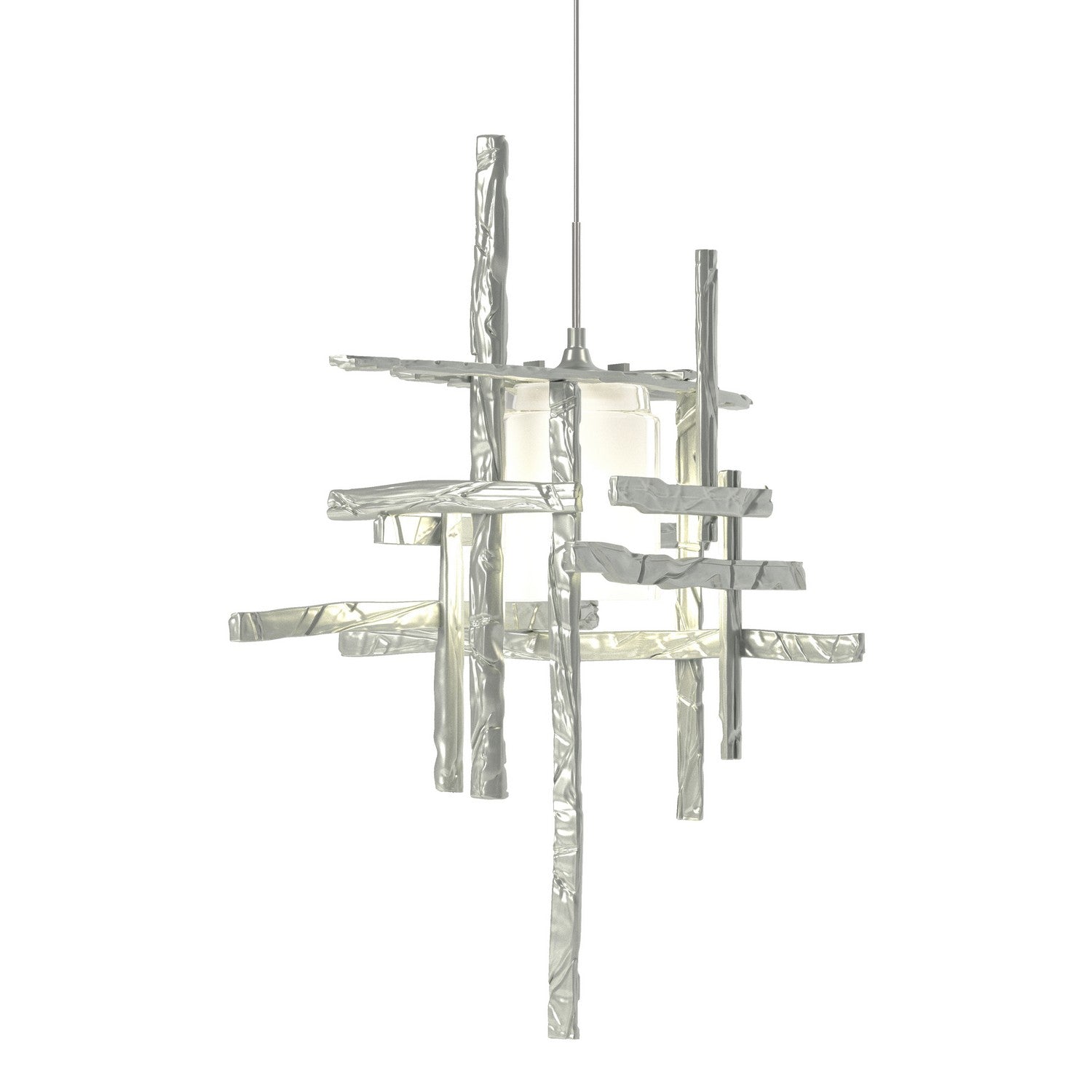 Hubbardton Forge - 161185-SKT-STND-82-YC0305 - One Light Mini Pendant - Tura - Vintage Platinum