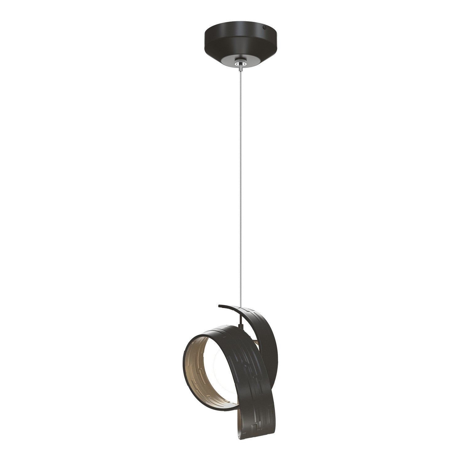 Hubbardton Forge - 161186-SKT-STND-07-GG0711 - LED Pendant - Riza - Dark Smoke