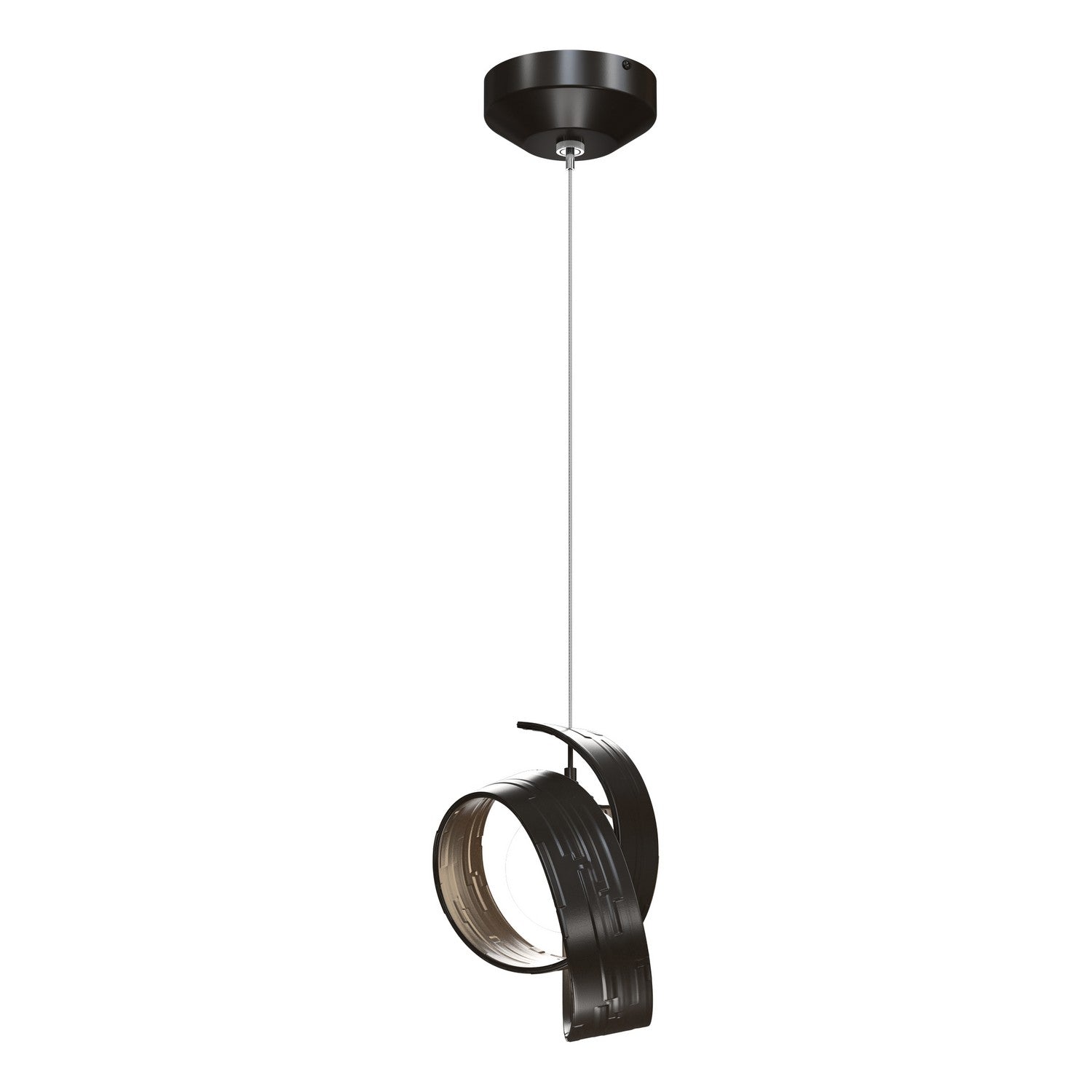 Hubbardton Forge - 161186-SKT-STND-14-GG0711 - LED Pendant - Riza - Oil Rubbed Bronze