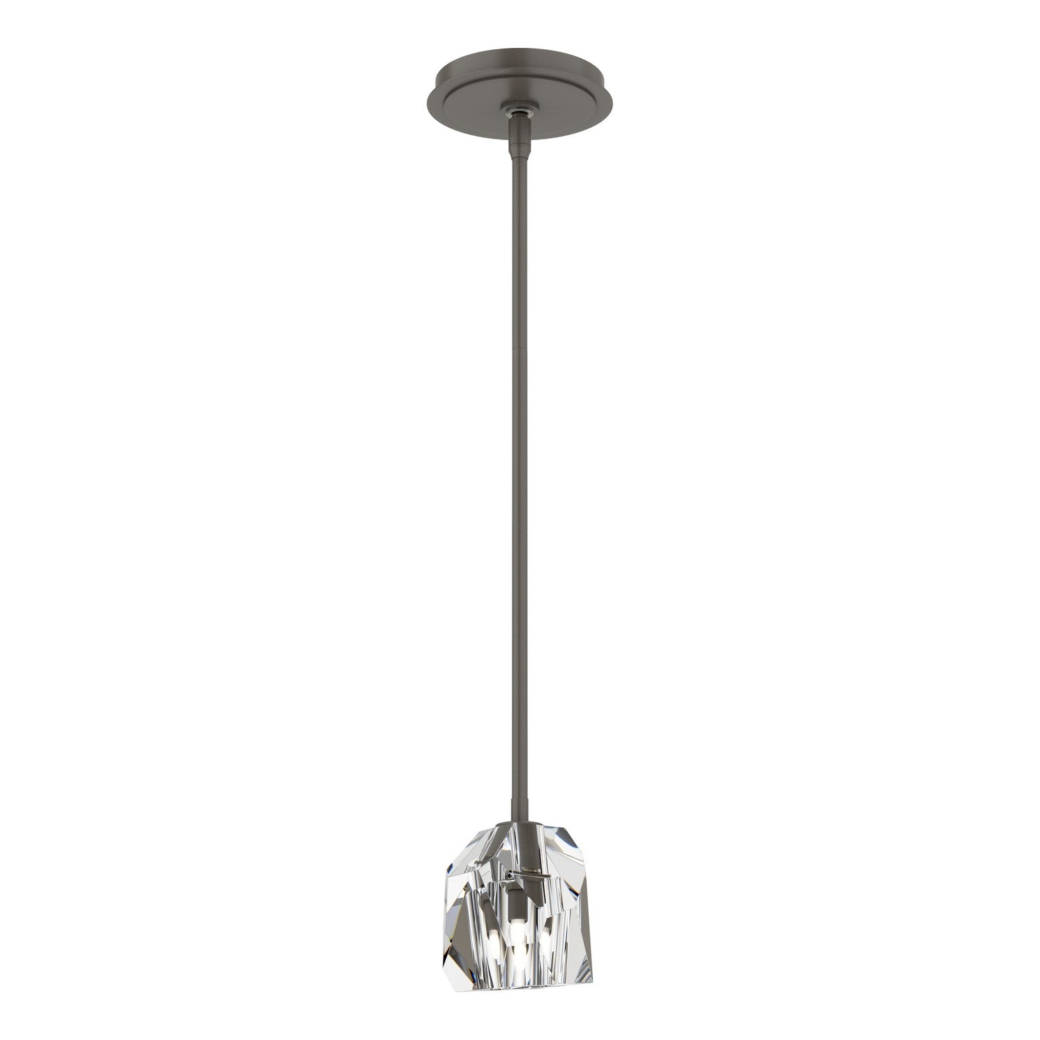 Hubbardton Forge - 181061-SKT-MULT-07-CR - One Light Pendant - Gatsby - Dark Smoke