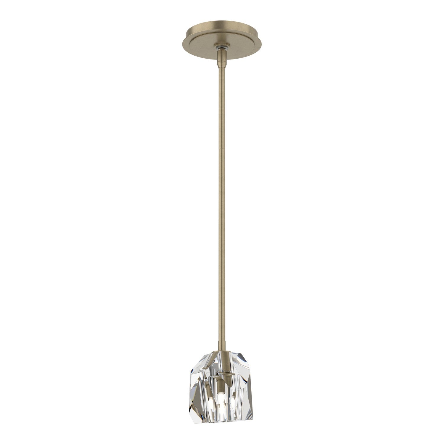 Hubbardton Forge - 181061-SKT-MULT-84-CR - One Light Pendant - Gatsby - Soft Gold