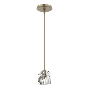 Hubbardton Forge - 181061-SKT-MULT-84-CR - One Light Pendant - Gatsby - Soft Gold