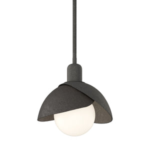 Hubbardton Forge - 181183-SKT-MULT-20-14 - One Light Pendant - Brooklyn - Natural Iron
