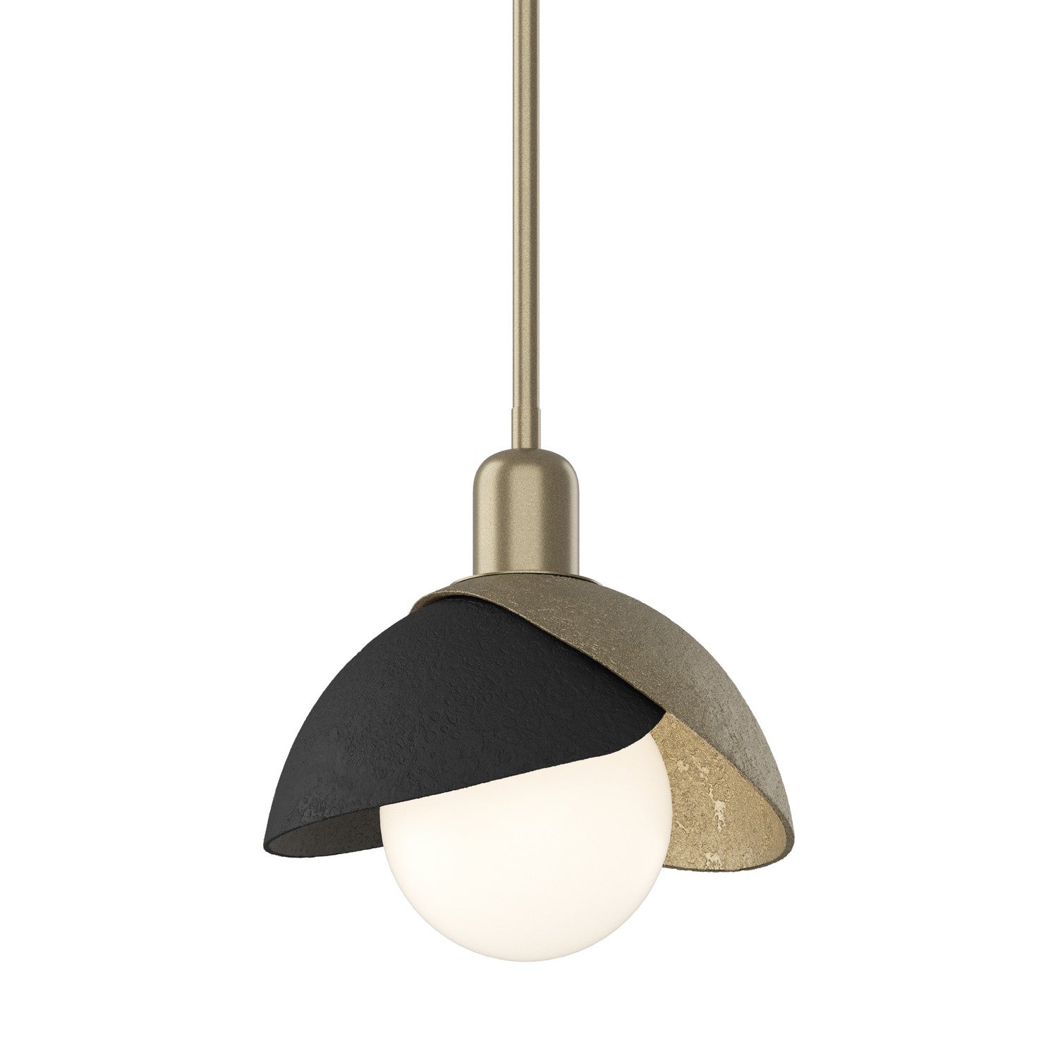 Hubbardton Forge - 181183-SKT-MULT-84-10 - One Light Pendant - Brooklyn - Soft Gold