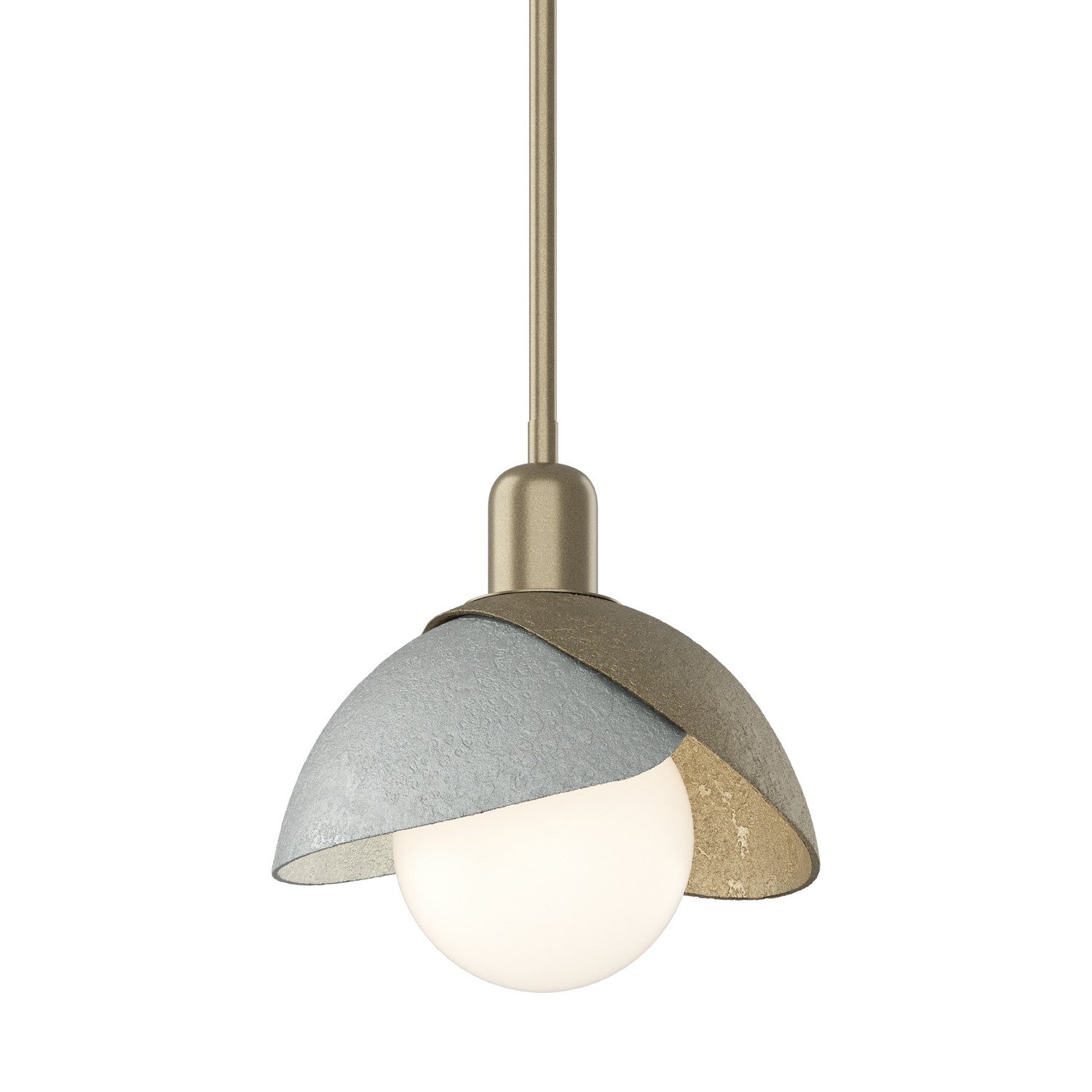 Hubbardton Forge - 181183-SKT-MULT-84-82 - One Light Pendant - Brooklyn - Soft Gold
