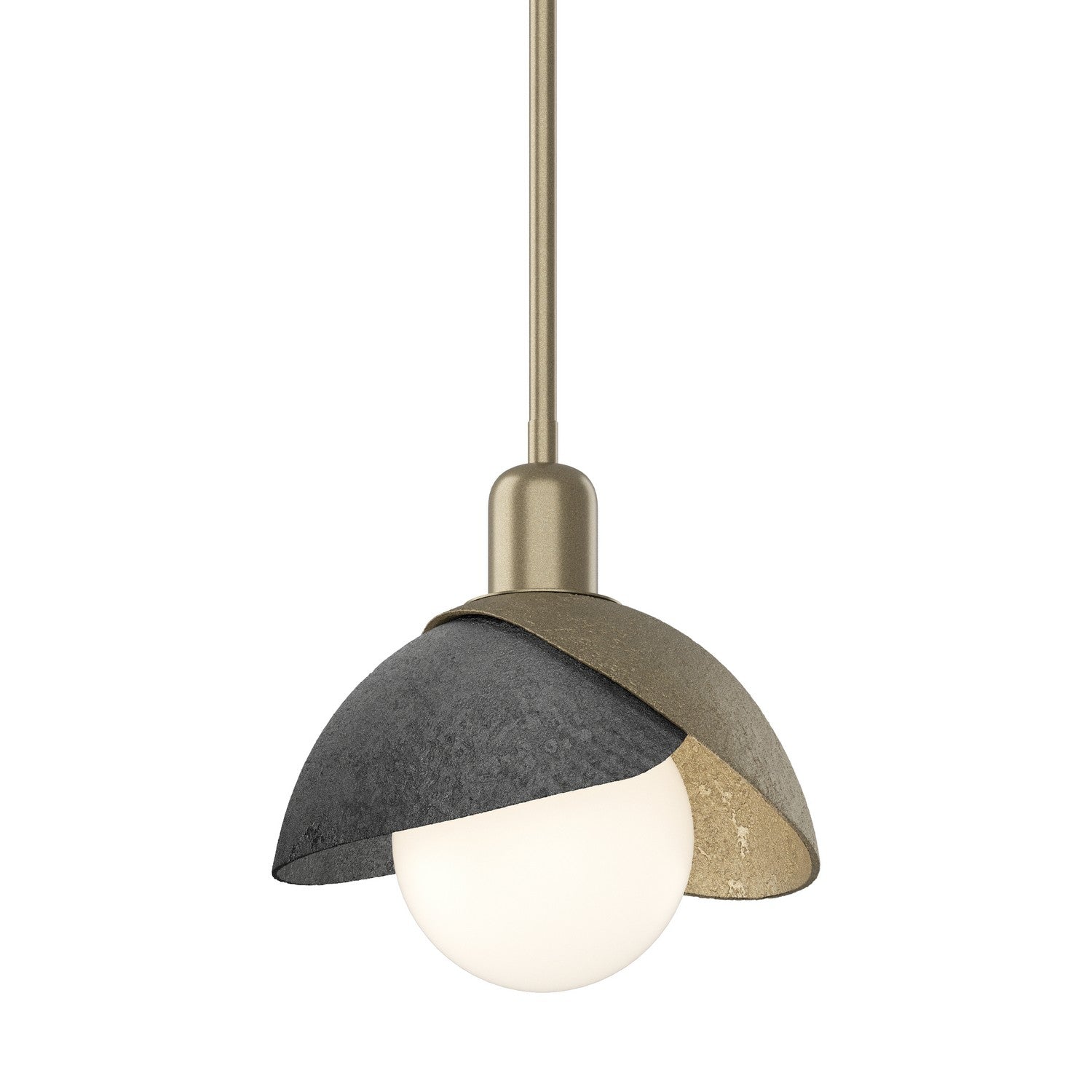 Hubbardton Forge - 181183-SKT-MULT-84-89 - One Light Pendant - Brooklyn - Soft Gold