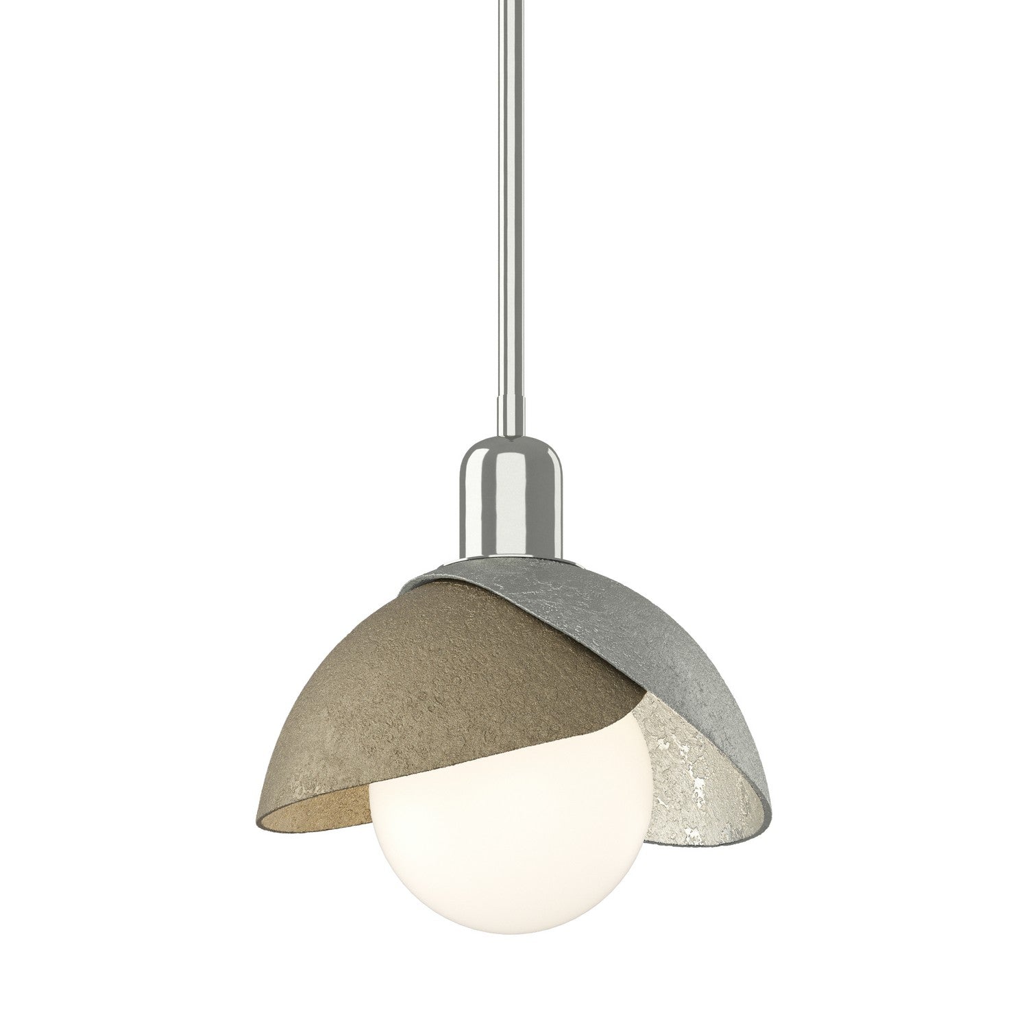 Hubbardton Forge - 181183-SKT-MULT-85-84 - One Light Pendant - Brooklyn - Sterling