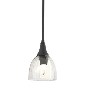 Hubbardton Forge - 182640-SKT-MULT-10-LL0001 - One Light Mini Pendant - Trumpet - Black