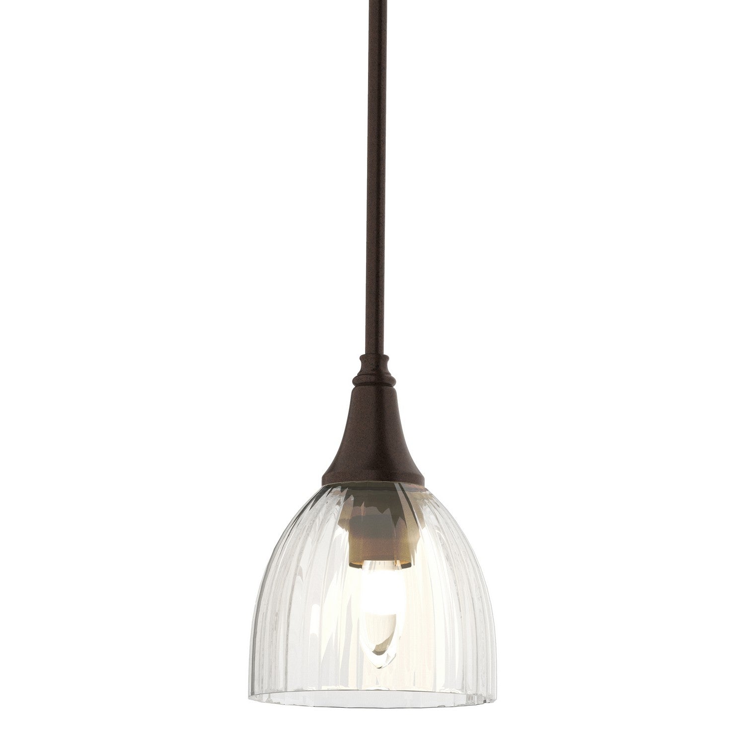 Hubbardton Forge - 182640-SKT-MULT-14-LL0001 - Trumpet Mini Pendant - Trumpet - Oil Rubbed Bronze
