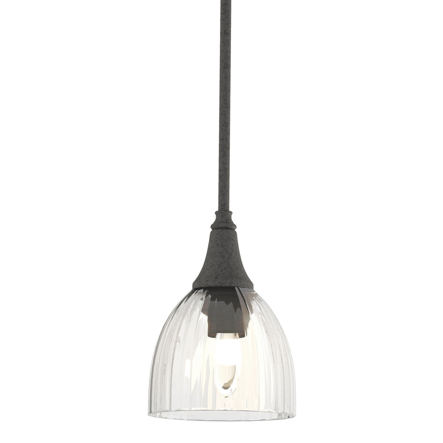 Hubbardton Forge - 182640-SKT-MULT-20-LL0001 - Trumpet Mini Pendant - Trumpet - Natural Iron