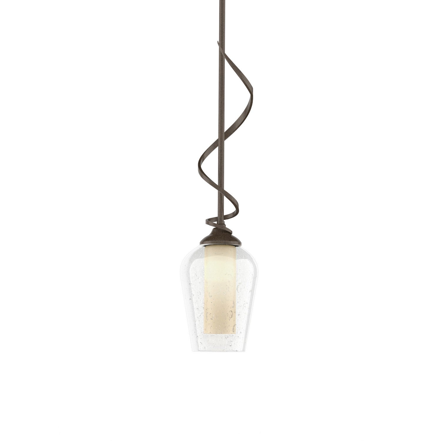 Hubbardton Forge - 183030-SKT-MULT-05-ZS0354 - One Light Mini Pendant - Flora - Bronze