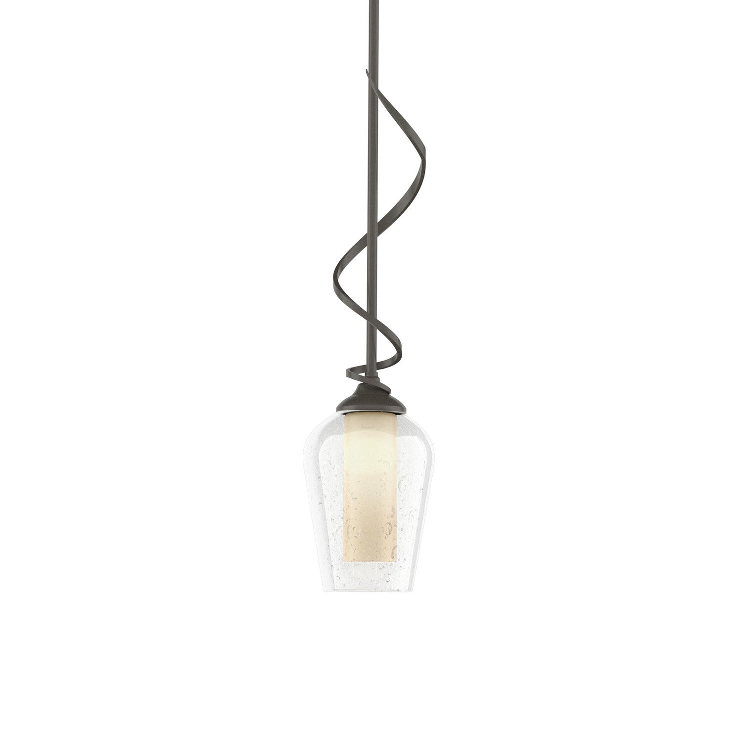Hubbardton Forge - 183030-SKT-MULT-07-ZS0354 - Flora Down Light Mini Pendant - Flora - Dark Smoke