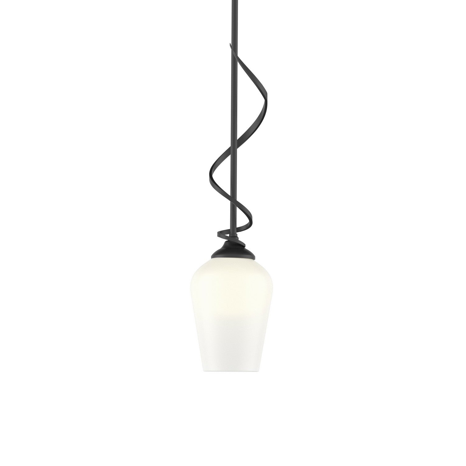 Hubbardton Forge - 183030-SKT-MULT-10-GG0303 - Flora Down Light Mini Pendant - Flora - Black