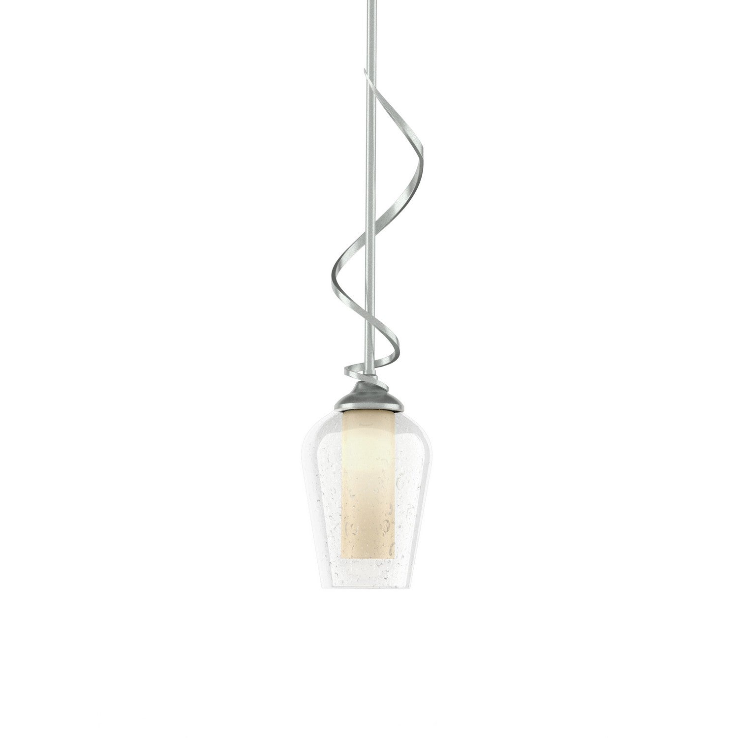 Hubbardton Forge - 183030-SKT-MULT-82-ZS0354 - One Light Mini Pendant - Flora - Vintage Platinum